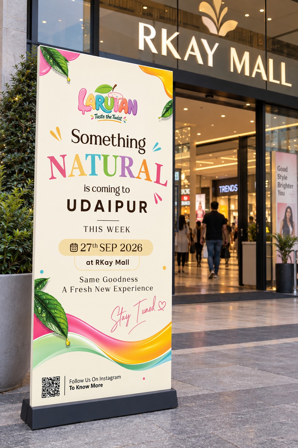 Larutan Grand Launch Invitation — 27th September Sunday 5:00 PM Onwards at RKAY Mall Udaipur